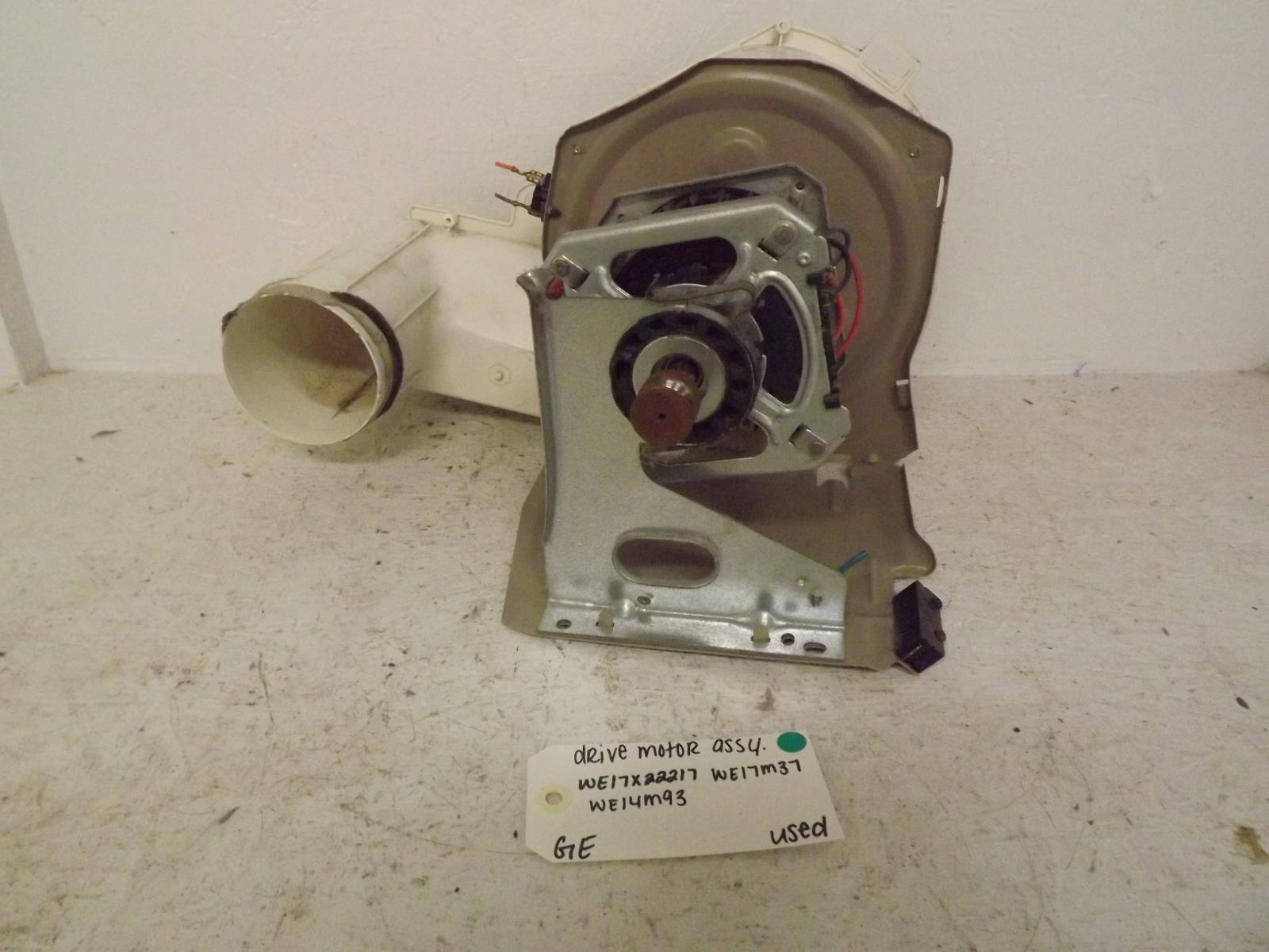 GE Dryer WE17X22217 WE17M37 WE14M93 Drive Motor Assembly Used GE Dryer WE17X22217 WE17M37 WE14M93 Drive Motor Assembly Used